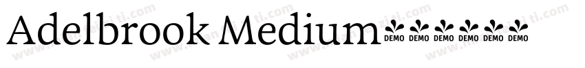 Adelbrook Medium字体转换